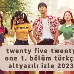 twenty five twenty one 1. bölüm türkçe altyazılı izle 2023